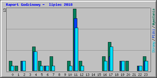 Raport Godzinowy -  lipiec 2018