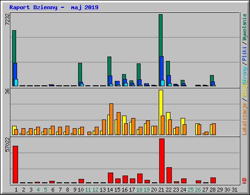 Raport Dzienny -  maj 2019